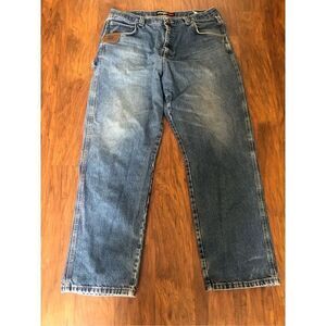 Wrangler Riggs Workwear durashield Carpenter Jeans Mens 49 x 34 Pants distressed